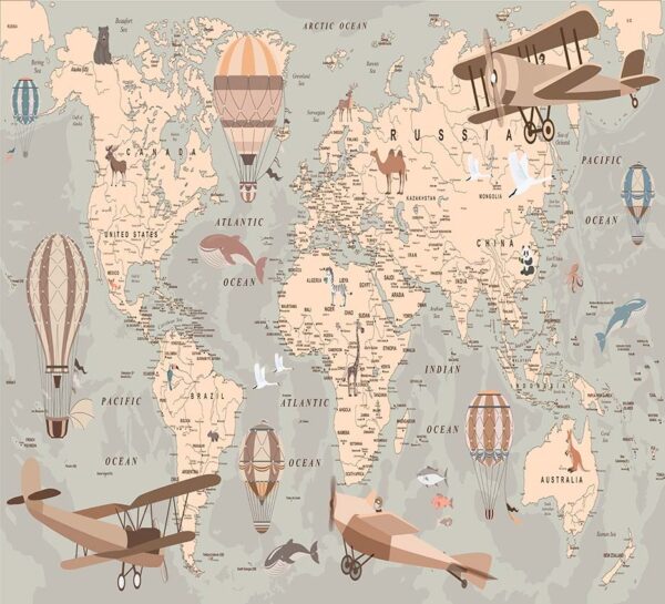 Antique Adventure Map