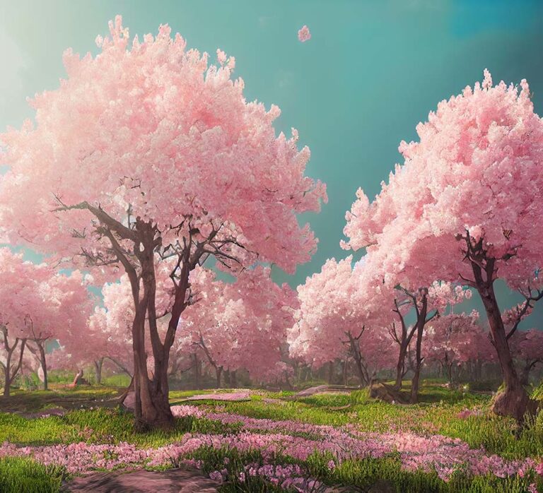 Cherry Blossom Scenery