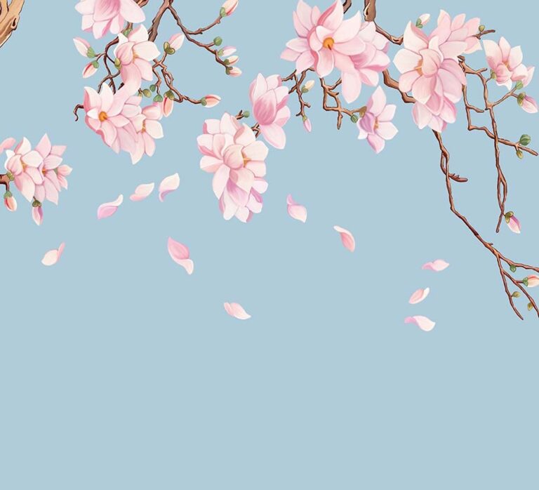 Pink Petal Cascade