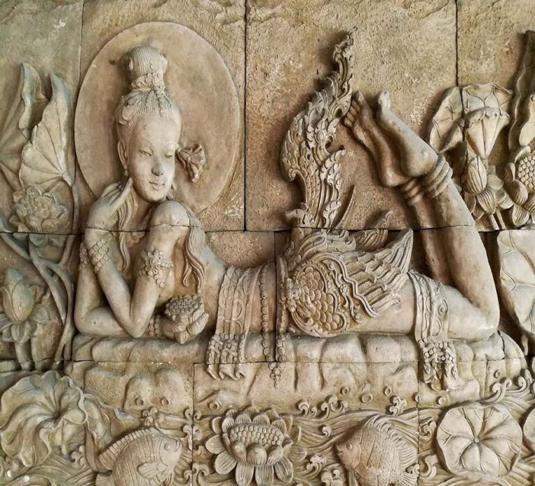 Reclining Apsara