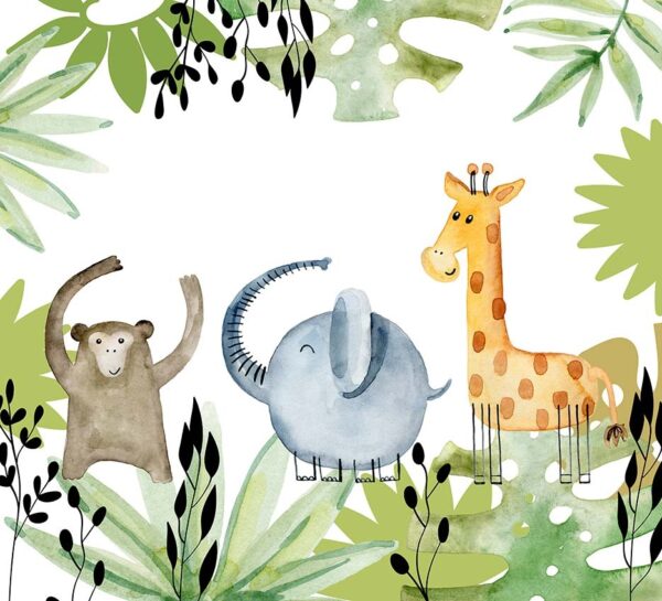 Watercolor Safari Animals