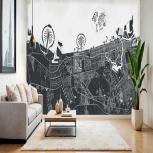 Dubai Cityscape Map