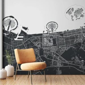 Dubai Cityscape Map