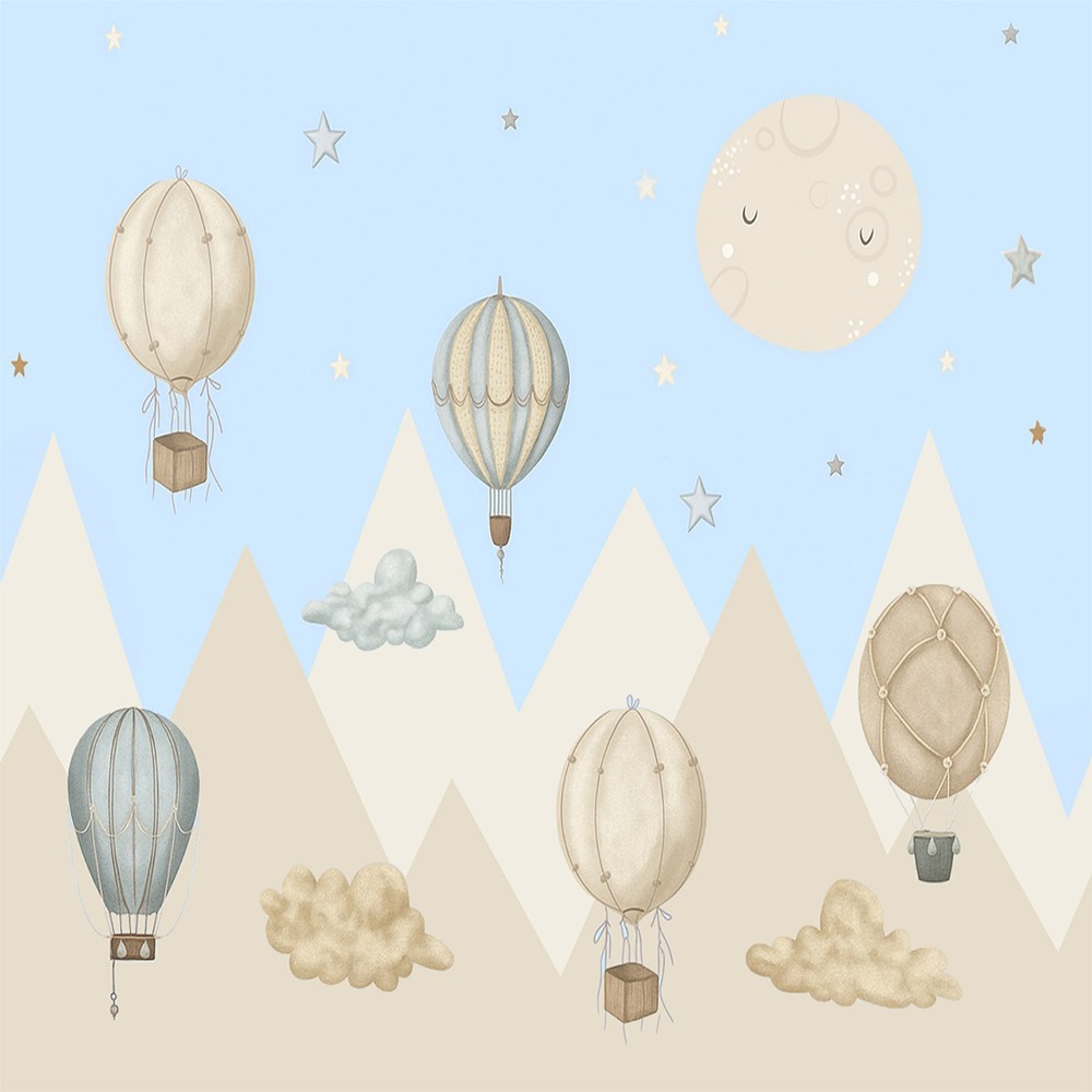 Hot Air Balloons in a Dreamy Sky