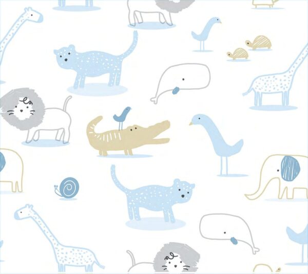 Zoo Zoo Land Kids Wallpaper ? Stylish Interior Design for Dubai Homes