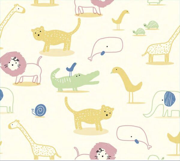 Zoo Zoo Land Kids Wallpaper ? Stylish Interior Design for Dubai Homes