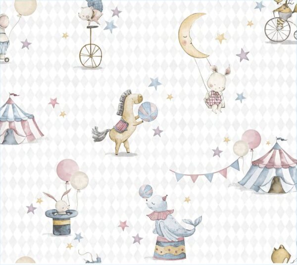 Circus Kids Wallpaper ? Stylish Interior Design for Dubai Homes