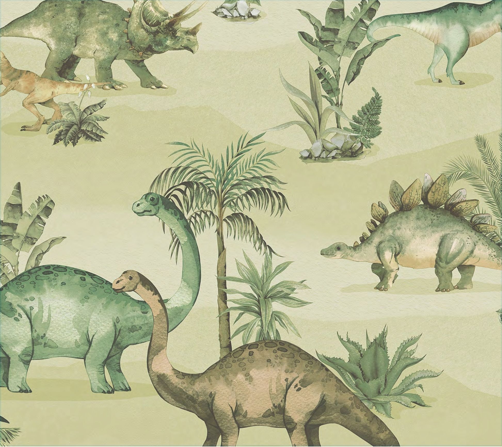 Dino Park Kids Wallpaper ? Stylish Interior Design for Dubai Homes