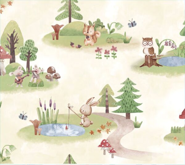 Animal Fore Kids Wallpaper ? Stylish Interior Design for Dubai Homes