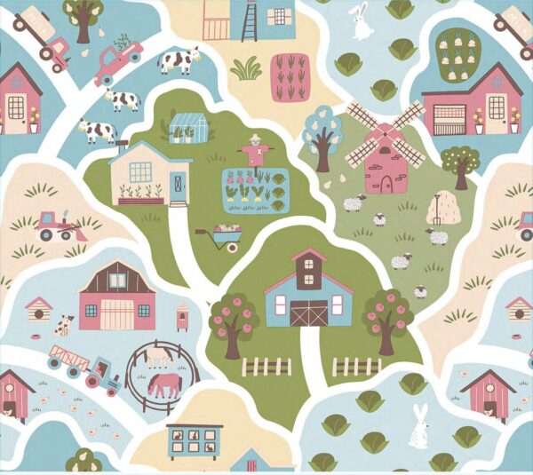 Country Road Kids Wallpaper ? Stylish Interior Design for Dubai Homes