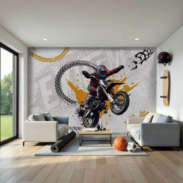 Extreme Motocross Dirt Bike Wallpaper - Action Sports Mural