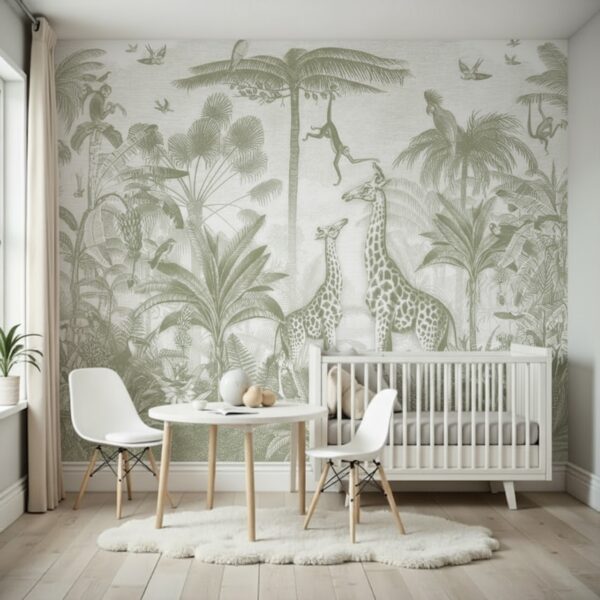 Toile Safari Jungle Mural